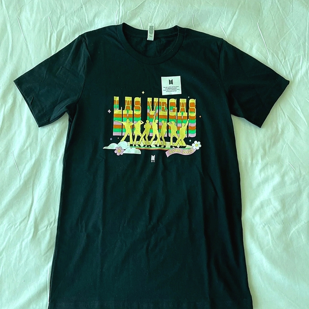Official BTS Permission to Dance Las Vegas Dynamite T-shirt Limited Edition.